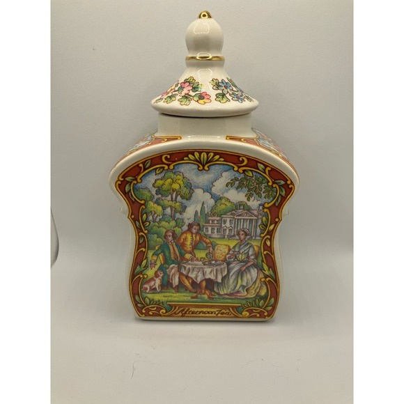Sadler, The World of Tea Collection, Made in England, Biscuit Barrel Caddy - Picture 12 of 12